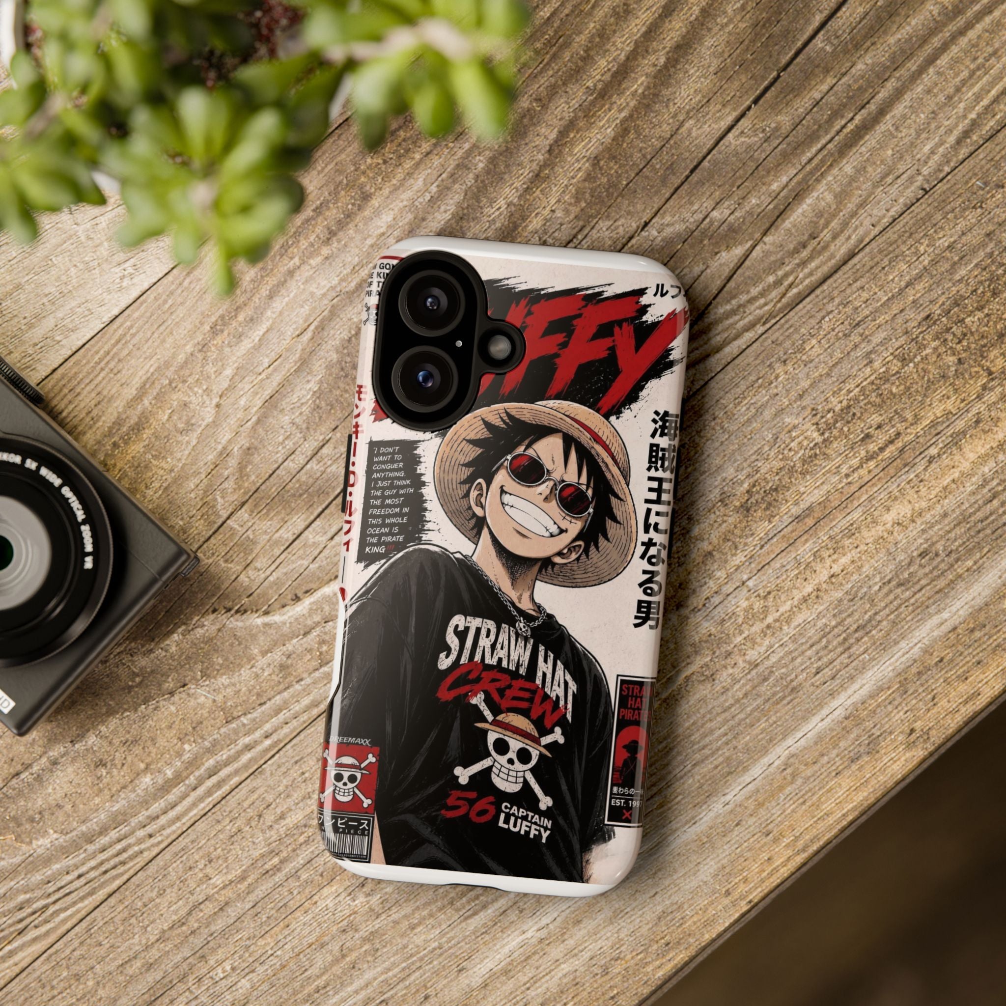 Phone Case — Straw Hat Crew Luffy Anime Design (One Piece)