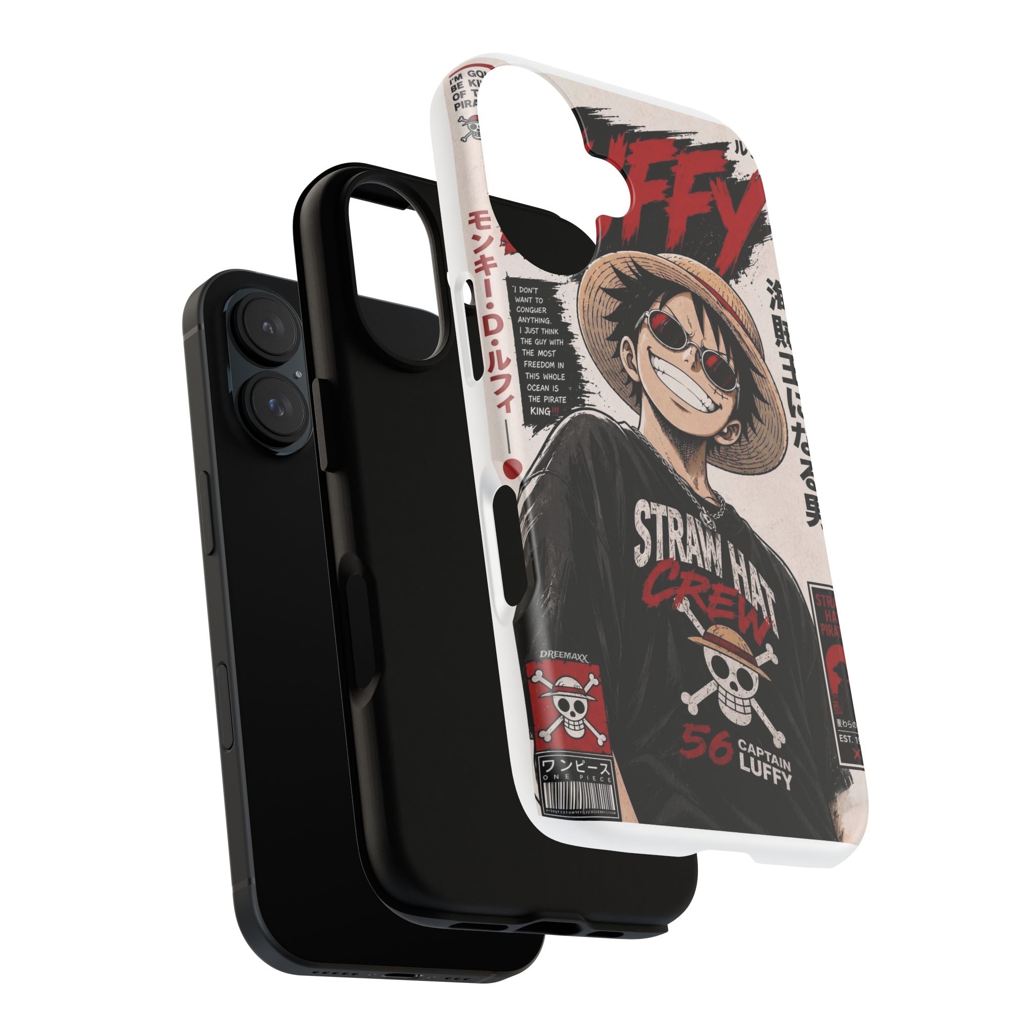 Phone Case — Straw Hat Crew Luffy Anime Design (One Piece)
