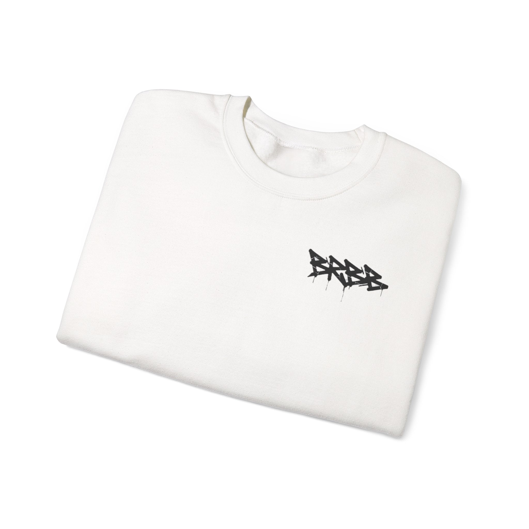 Graffiti 'BRBB' Crewneck Sweatshirt — Streetwear Drip Pullover