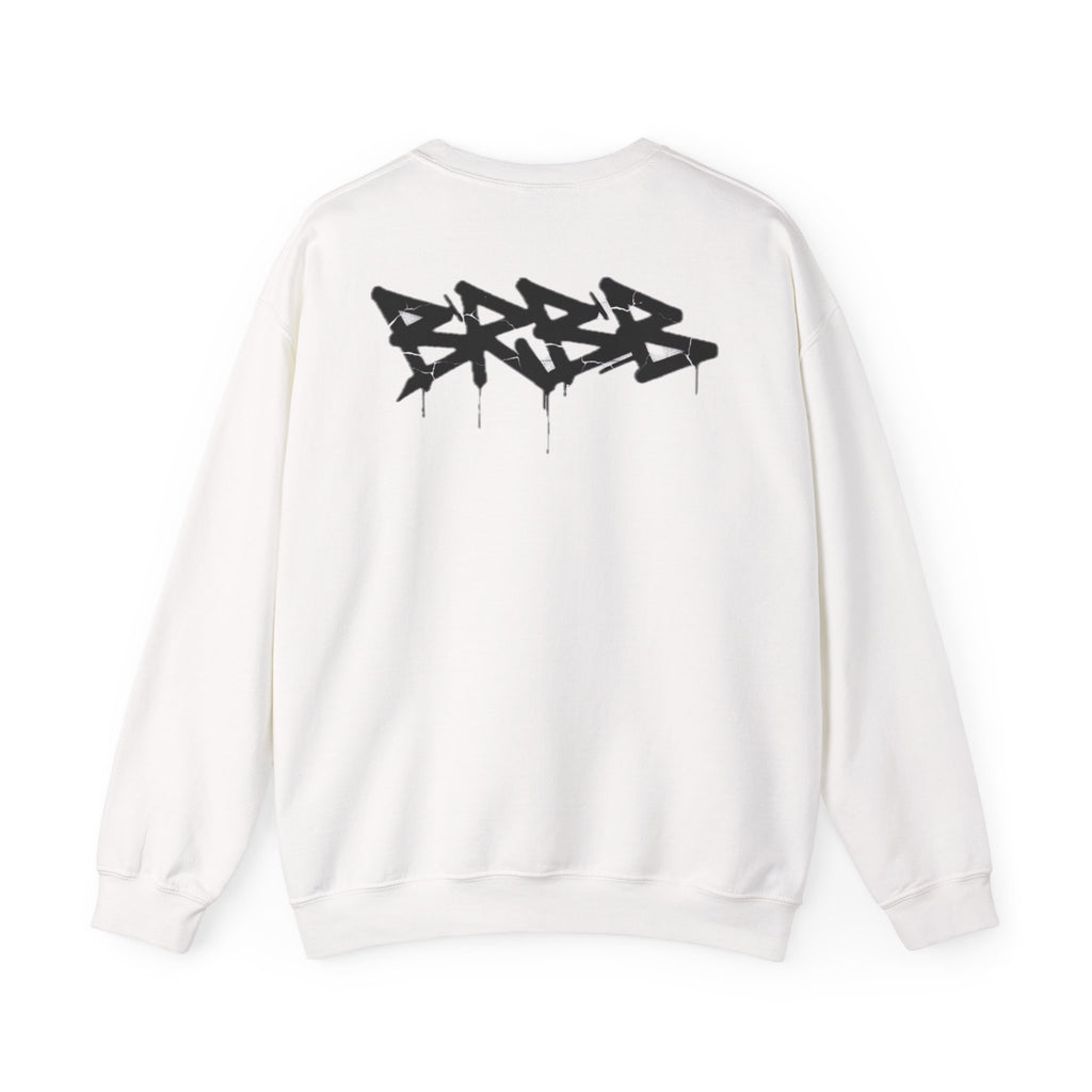 Graffiti 'BRBB' Crewneck Sweatshirt — Streetwear Drip Pullover