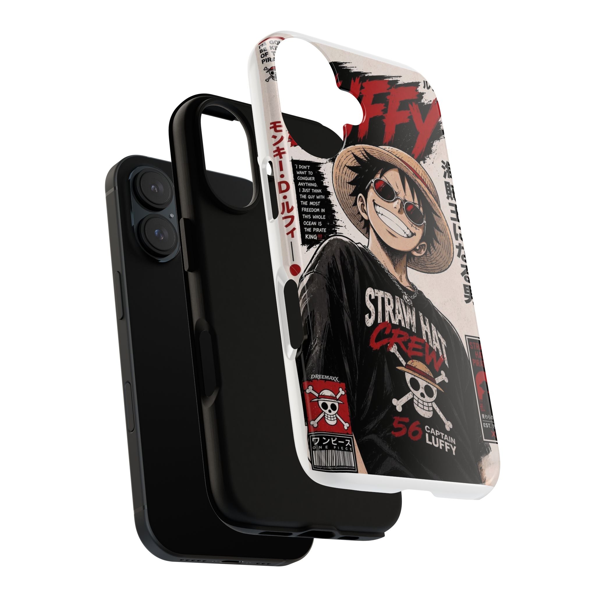 Phone Case — Straw Hat Crew Luffy Anime Design (One Piece)