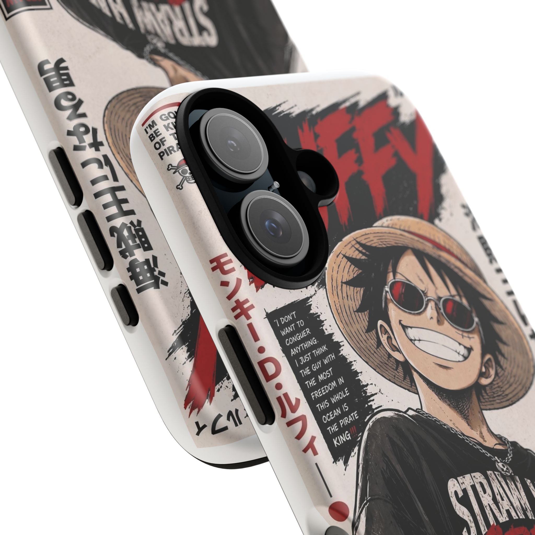 Phone Case — Straw Hat Crew Luffy Anime Design (One Piece)