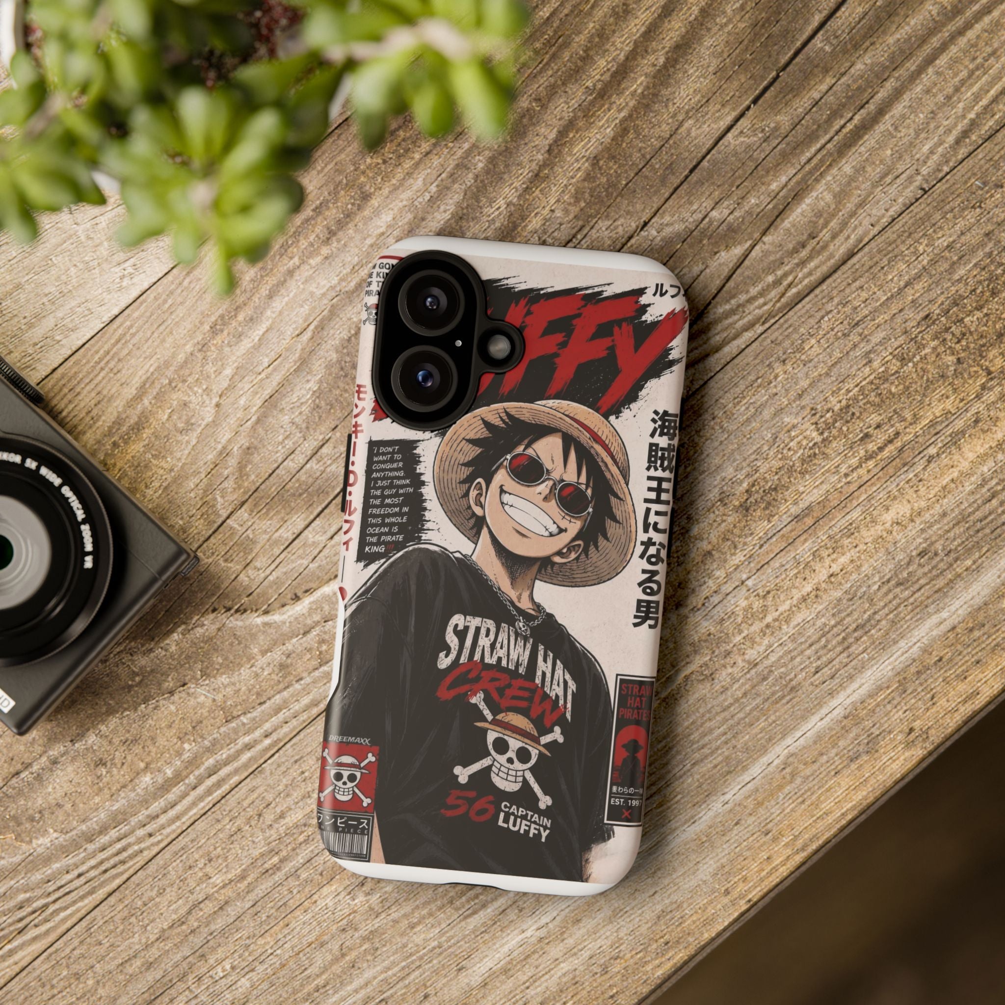 Phone Case — Straw Hat Crew Luffy Anime Design (One Piece)