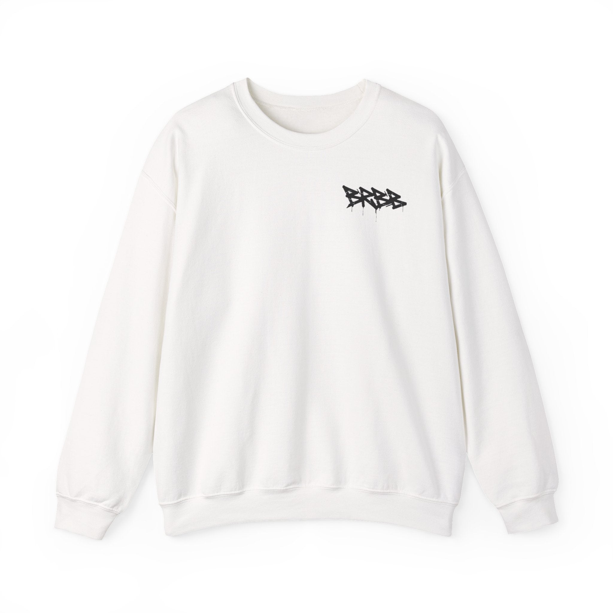 Graffiti 'BRBB' Crewneck Sweatshirt — Streetwear Drip Pullover